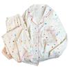 Fashion Simple Star Polka Dot Cloud Cotton Pajamas Women'S Long-Sleeved Trousers Autumn Loungewear Set Real Shot