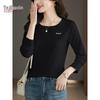 Yuzhaolin Women's Round Neck Long Sleeve T-Shirt