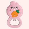 Jar Opener 2-in-1 Labor-saving Stainless Steel Animal Shape Can Opener Fridge Magnet Kitchen Supplies