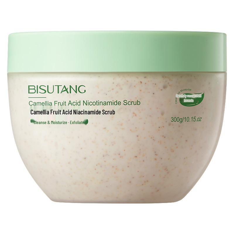 Bisu Tang Gentle Exfoliating Scrub with Sea Salt, Fruit Acid & Niacinamide - Brightens and Refines Skin, Reduces Roughness and Dullness