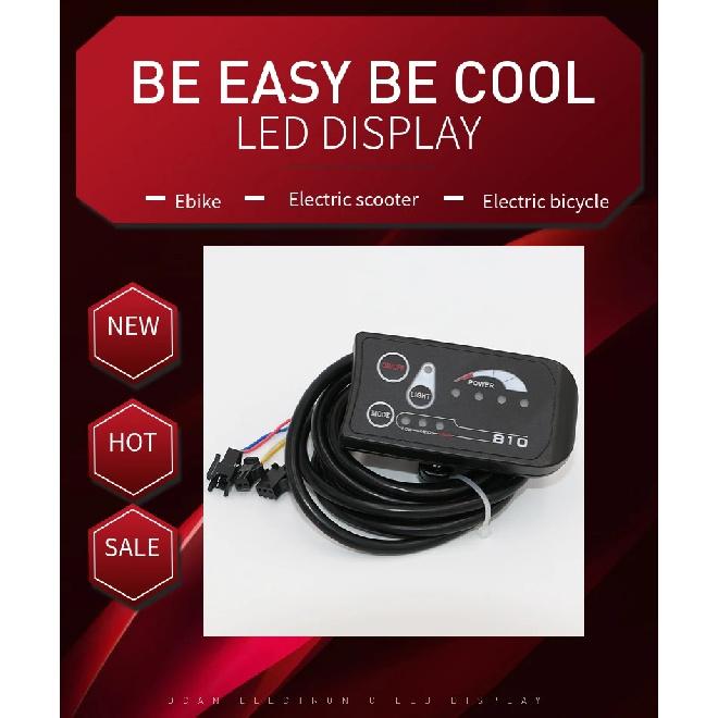 FOCAN Electric Bicycle Display 24V 36V 48V 810 Ebike Intelligent Control Panel LED Display meter