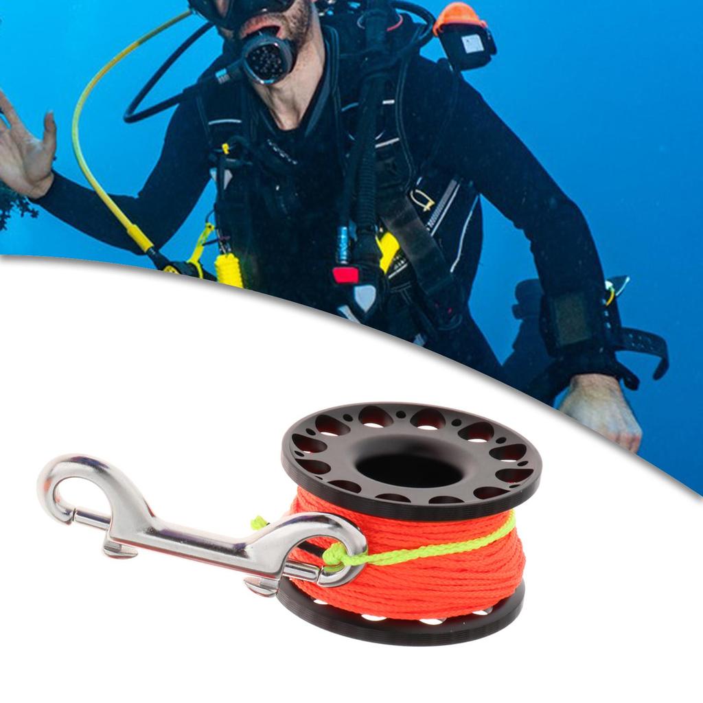 Diving Reel with End Clip for Underwater Activities