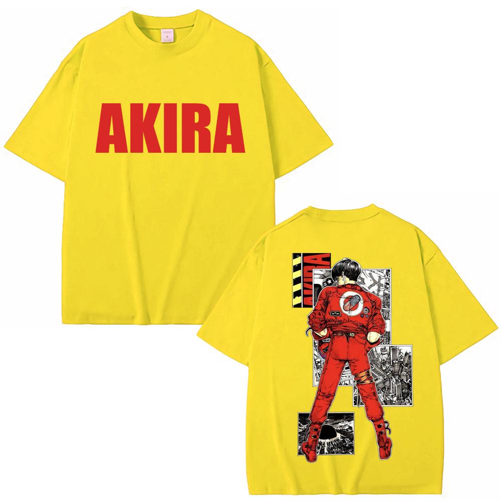 Japanese Anime Akira T Shirts Science Fiction Movie Shotaro Kaneda Manga T-shirt Men Women Cotton High Quality Tees