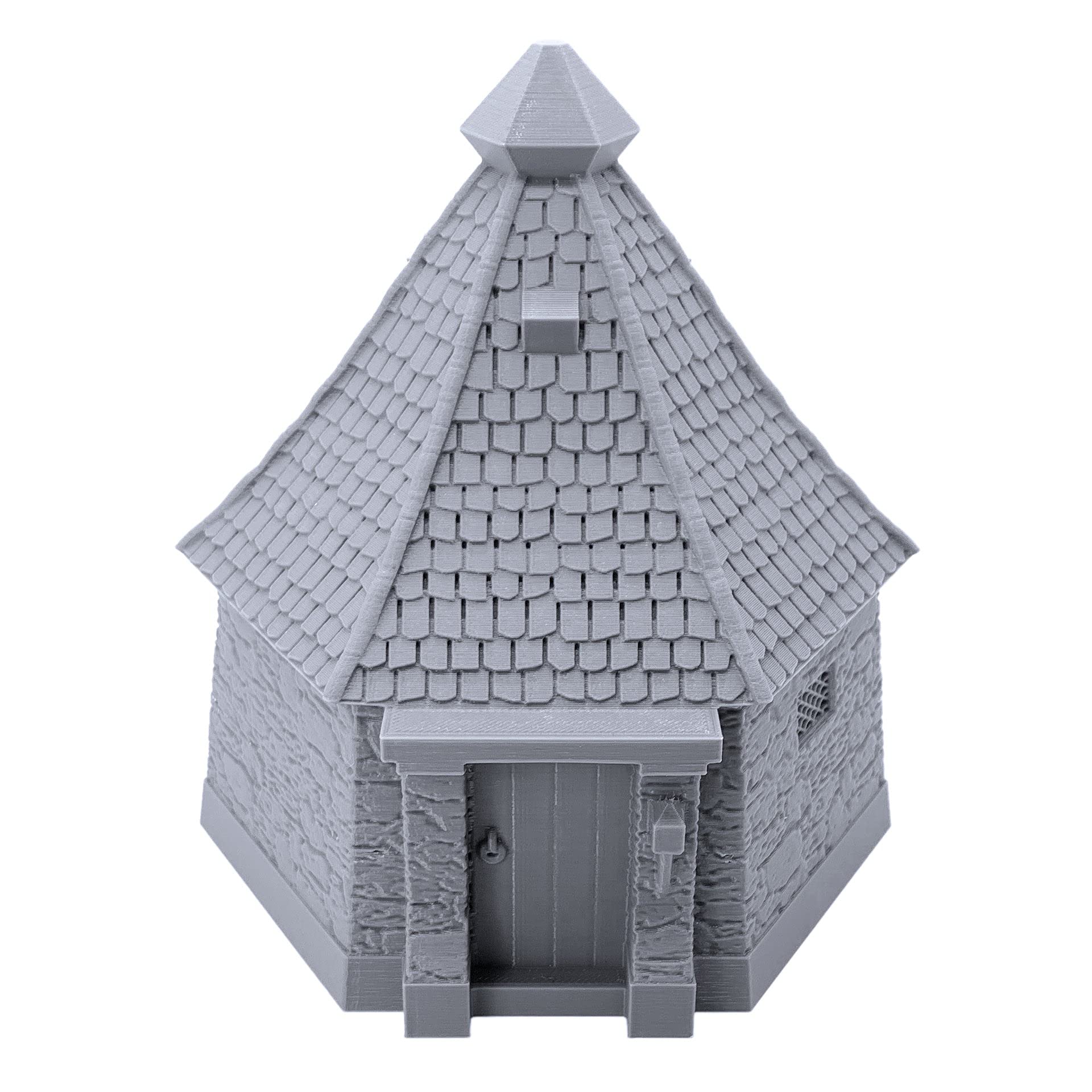 

Humble Cabin, 3D printed tabletop RPG scenery and wargaming terrain for 28mm miniatures