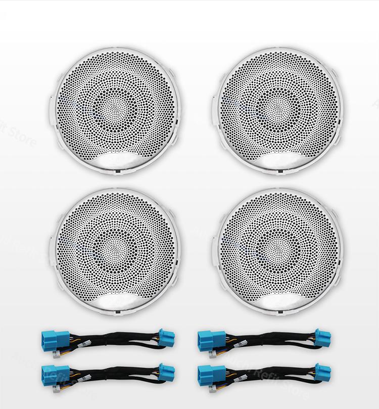 Hot Interior Mouldings 64 Colors LED 3D Rotating Tweeter Speaker Air Vents Interior Ambient Light For Mercedes Benz W213 E-Class