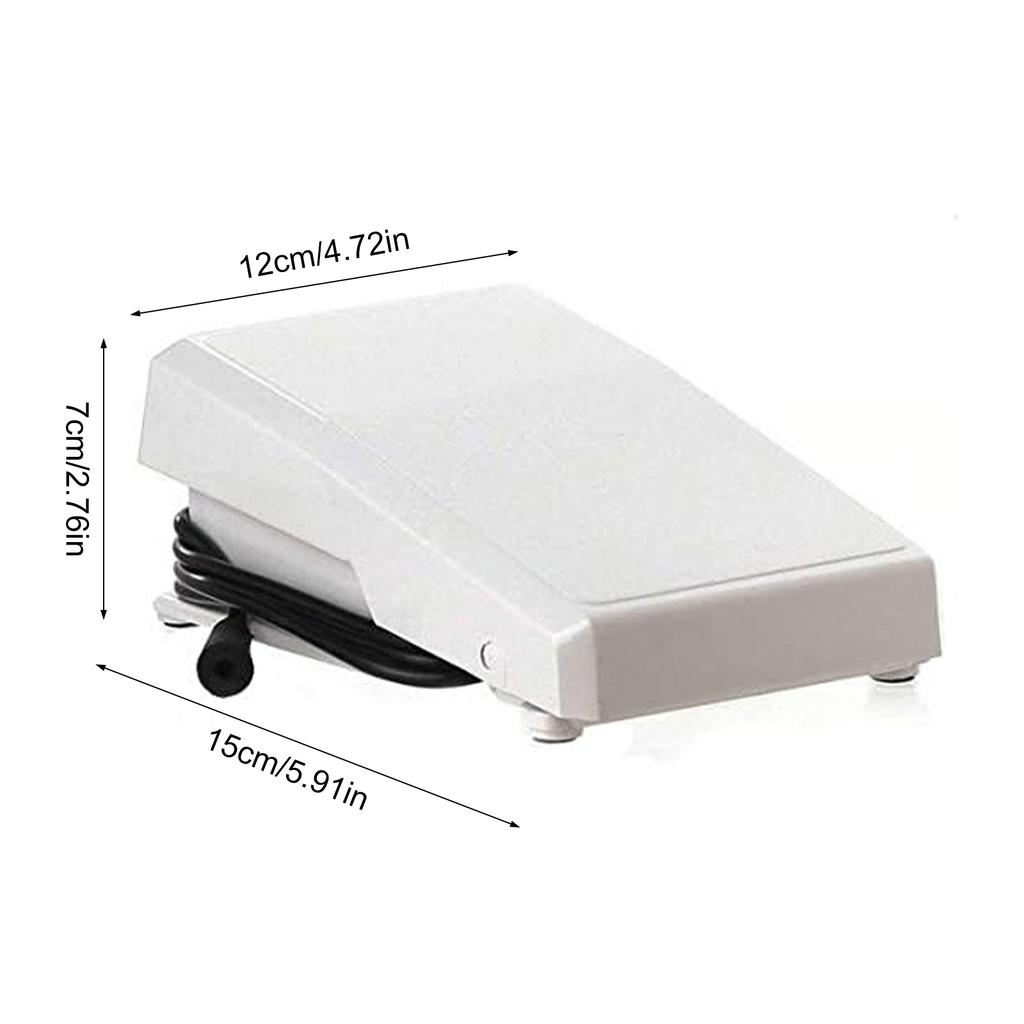 Speed Control Sewing Machine Foot Pedal Pneumatic Sewing Pedal Plastic Texture Suitable for Home and Professional Use