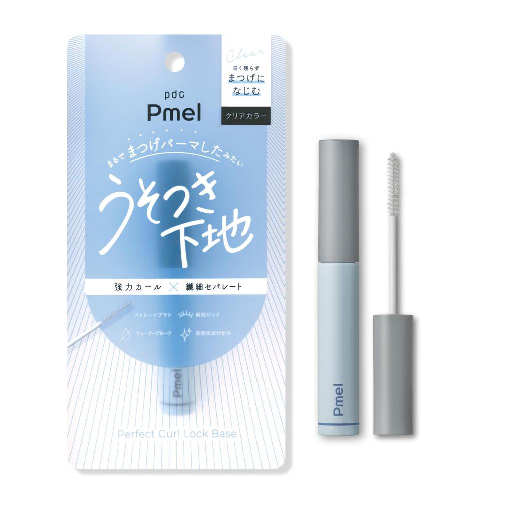 Pmel Fake Base Perfect Curl Lock Base Clear Mascara Base Transparent Mascara Base Waterproof Curl Keeping Eyelashes Lower Eyelashes Serum (Pimel)