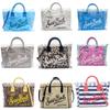 S t. Bolso de lona para playa Barthes nuevo bolso de mano bordado con flecos tendencia europea y americana bolso cruzado mujer