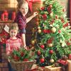 60x Christmas Artificial Pine Branches Red Berry Greenery Pine Picks Home Decor