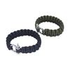 Paracord Woven Survival Bracelet Stainless Steel Buckle Kit Outdoor