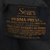Sears 70s Vintage Stainless Collar Coat Black Men's Used