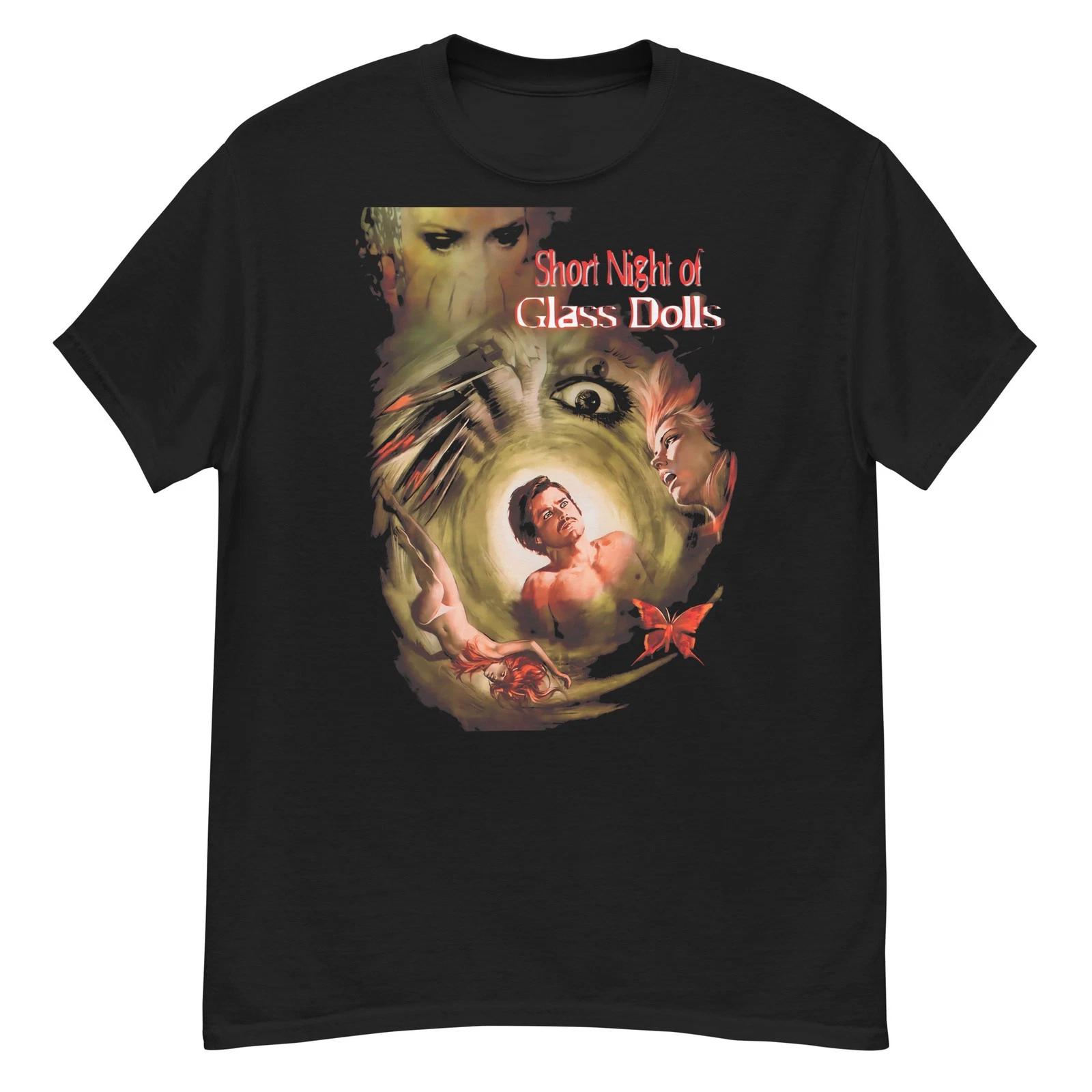 Short Night of Glass Dolls cult giallo film fan art t-shirt XL