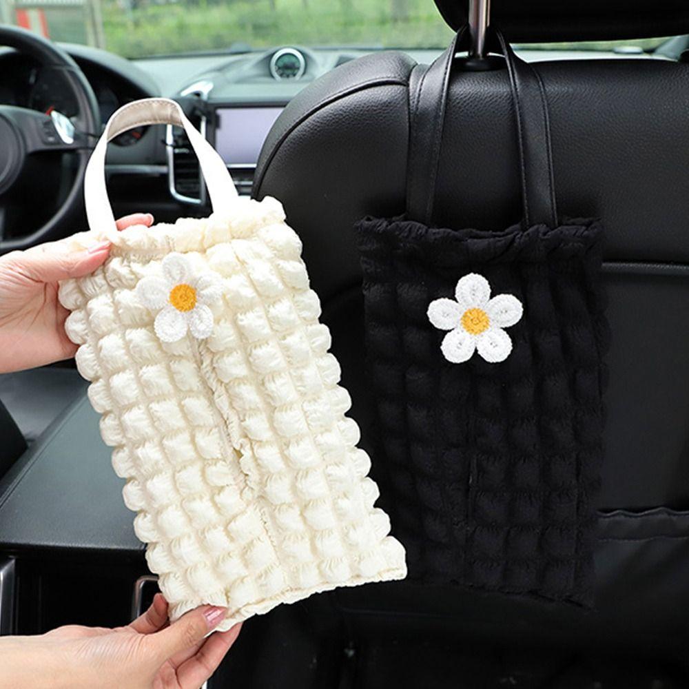Hanging Auto Seat Back Headrest Napkin Bag Organizer Tissue Box Mask Holder  for SUV Truck Van