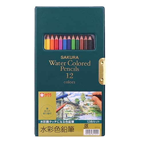 

Sakura Color 12 цветов SKEPY12 Акварельный карандаш (J