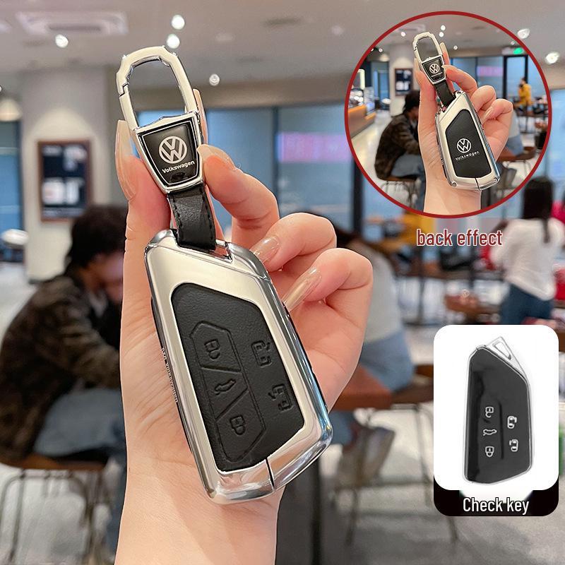 Compatible Key Case for Volkswagen Golf 8, ID4, Lingdu, Lanxun, ID3, Tiguan L, Passat Pro, and Touareg.