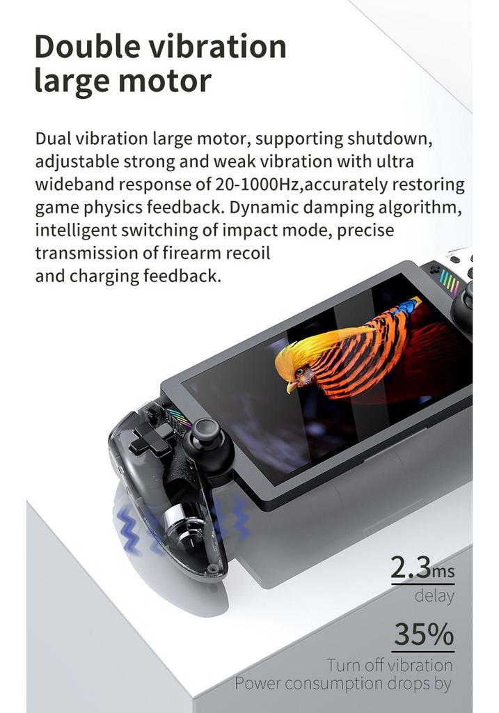 M28 Open Source Handheld Game Console - Supports PS2 Games, 3D Dual Joysticks, Nostalgic Gaming with God of War.