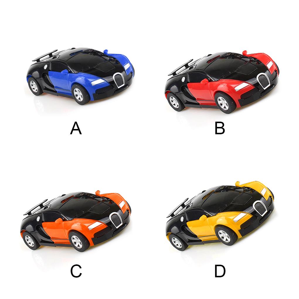 Car Robot Plastics Small Scale Wear-resistance Firmness Vehicles Toys Action Figure Inertial Power Vehicle Robots
