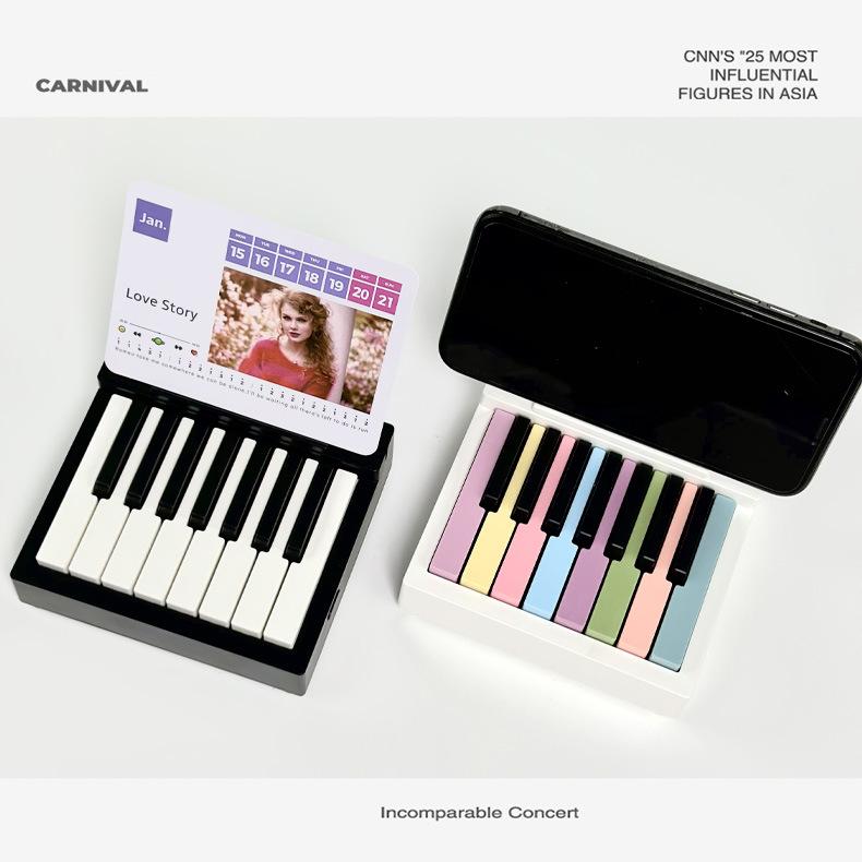 Piano Taylor Swift Music Sheets Calendar Toy Set Musical Instrument Gifts Fans