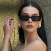 12 Piece Set of Small Frame Casual and Fashionable Sunglasses Black High-end Cool Glasses Suitable for Beach Travel