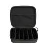 4/5/6/7/8 Compartments Adjustable Glasses Organizer, Portable Black Storage Bag Case For Travel, Sturdy Dividers Eyewear Box