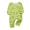 Print Cute Family Set Pajamas, Home Clothes, Family Set Long Sleeve Top Pants Set