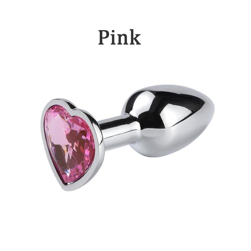 Juguetes sexuales con tapón Anal de acero inoxidable liso, tapón Anal, joyería de cristal, entrenador para mujeres, hombre, consolador Anal Runyu, Sex Shop para adultos