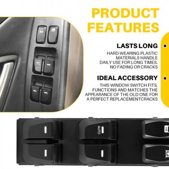 93571-2S050 Master Power Window Switch Fit 2010-2015 Hyundai Tucson 2.0L 2.4L EV
