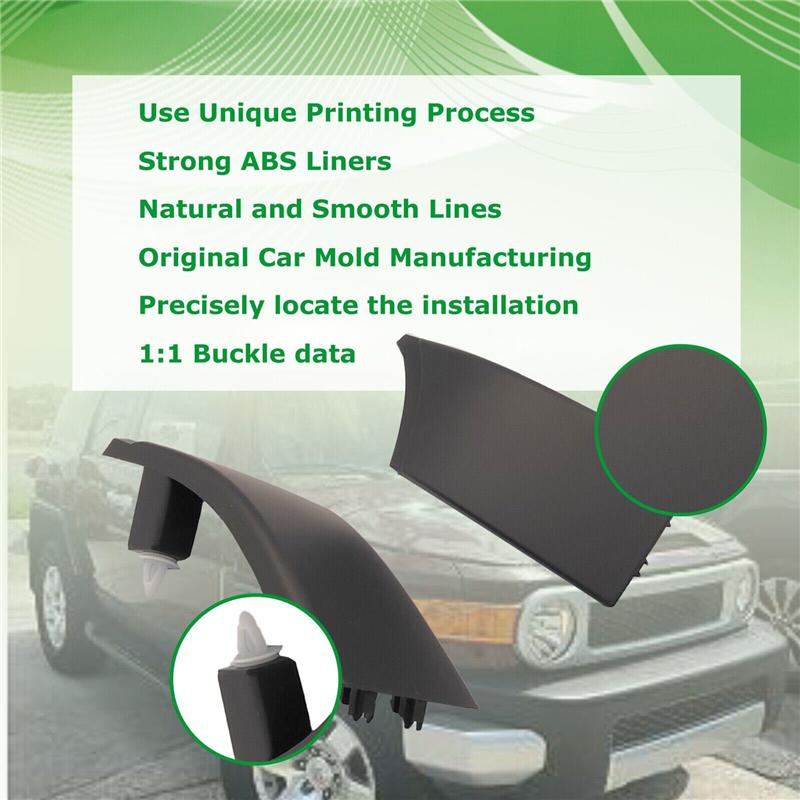 M63K-Right Front Bumper Filler Cover 52512-35100-C0 For Toyota FJ Cruiser 2007-2014 Car Headlight Lower Decorative Panel Parts