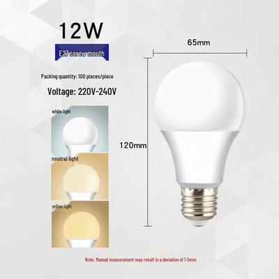 Lampadina LED Pailide 12W E27 Tricolore Dimmerabile (Confezione da 3)