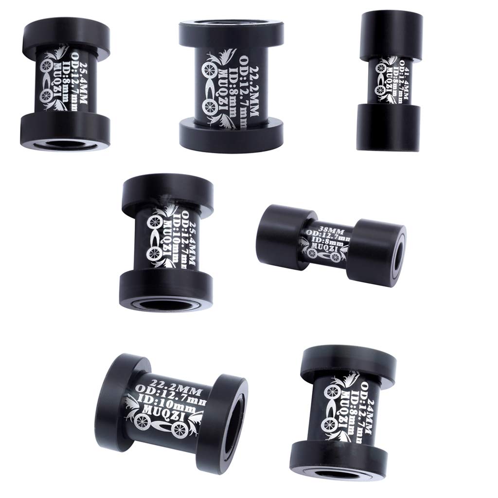 Bicycle Shock Absorber Bush Rear Shock Absorber Mount Kit 7 Sizes - 22.2 X 8mm