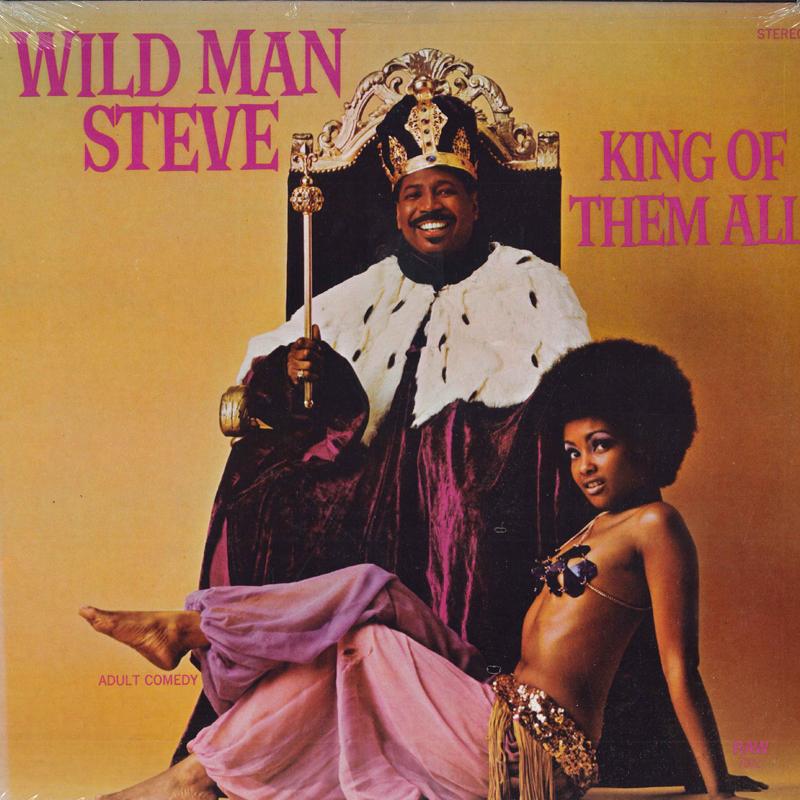 

LP Record WILDMAN STEVE - King Of Them All 7002 Raw US Comedy & Spoken Word