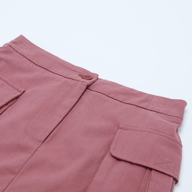 Rap Cotton Cargo Mini Skirt Aq3Ws866