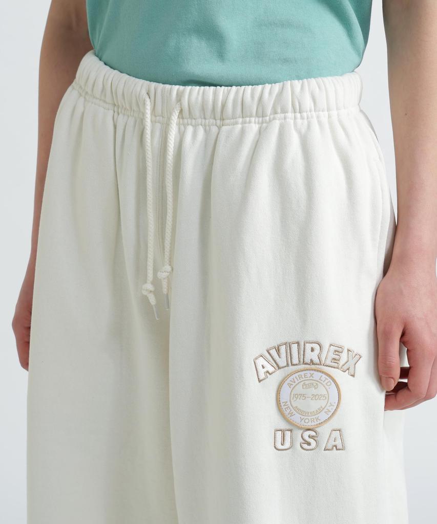 AVIREX 50th VARSITY PANTS M 783-5210604 White