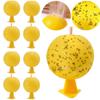 7pcs Non-Toxic Glue Stick Fruit Flavor Trap Fly Trap Indoor Kitchen Insect Trap Ball Orchard Supermarket Mosquito Collector