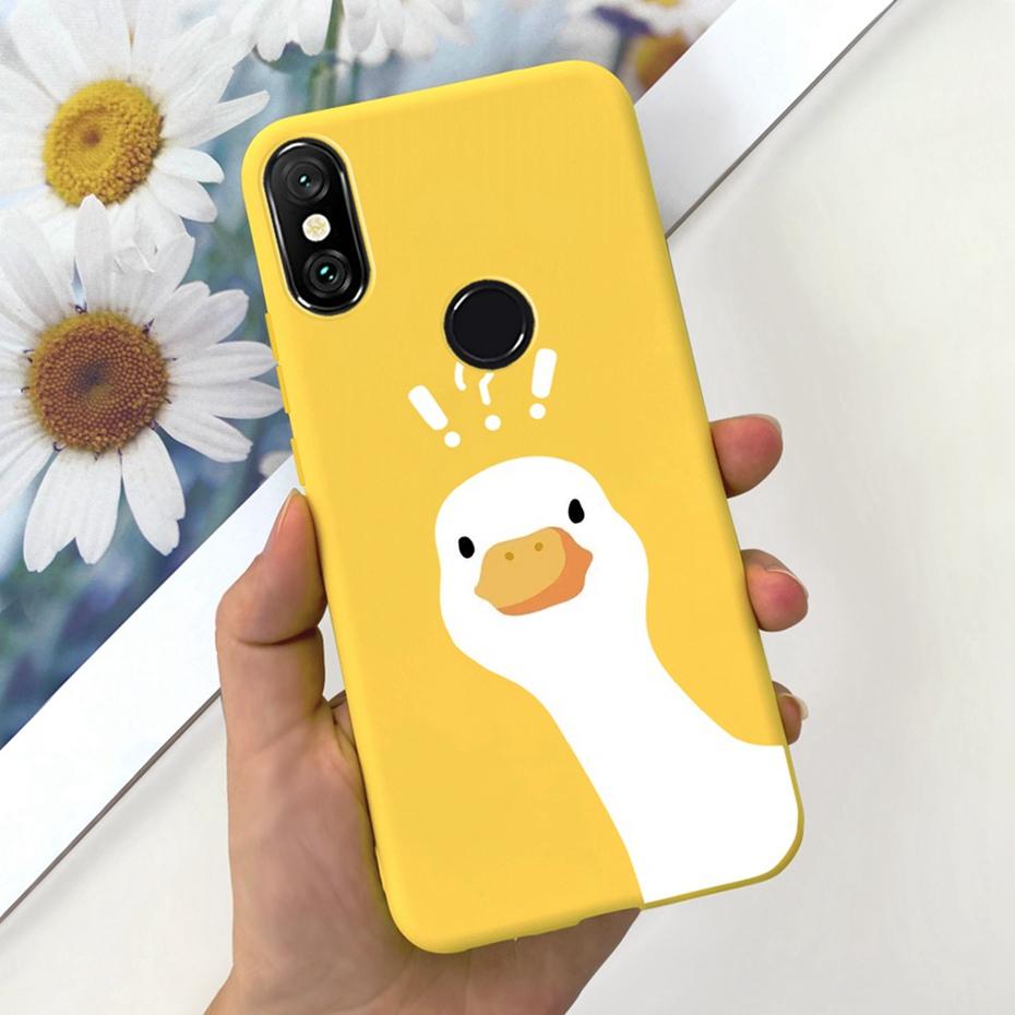 Case For Xiaomi Mi A2 Lite 5.84" Cute Animal Cartoon Candy Color Soft Silicone Phone Bumper For Xiaomi Mi A2lite Back Cover