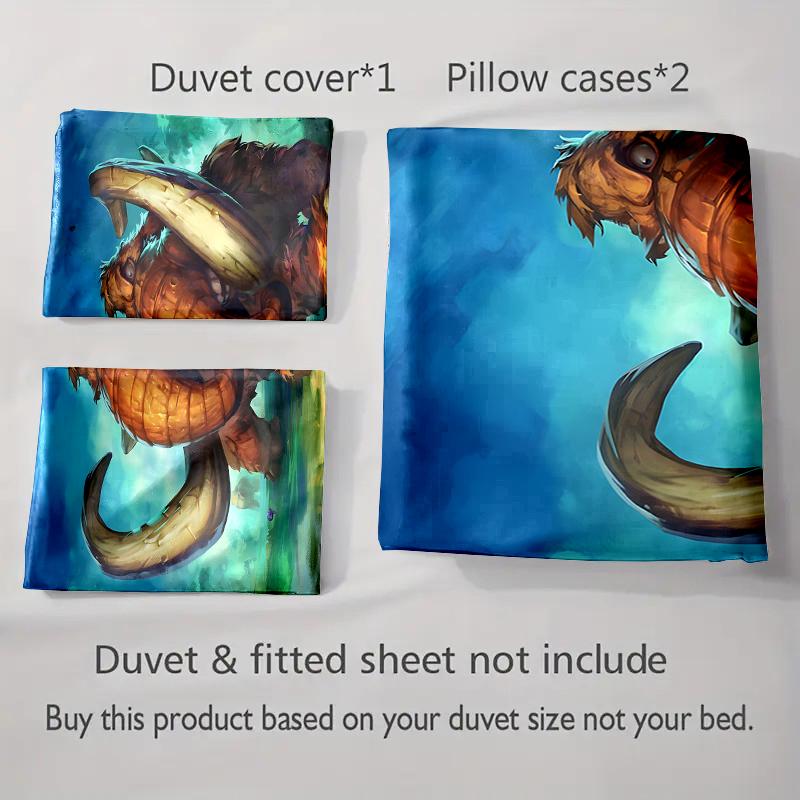 Majestic Woolly Mammoth. Bedding Duvet Cover Sets Duvet Covers Pillowcases Gifts (1 * Duvet Cover 2 * Pillowcases, Without Duvet Insert)