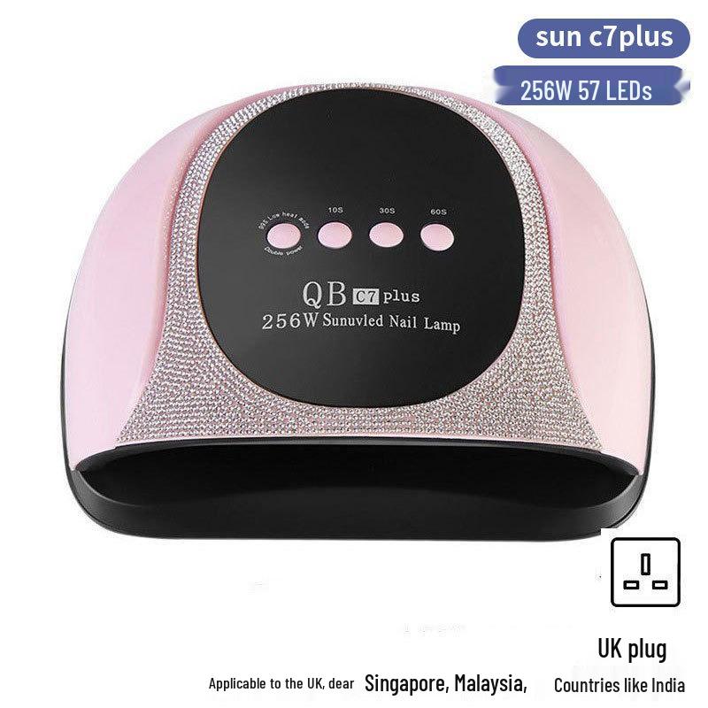 256W High Power UV/LED Dual Light Nail Curing Lamp