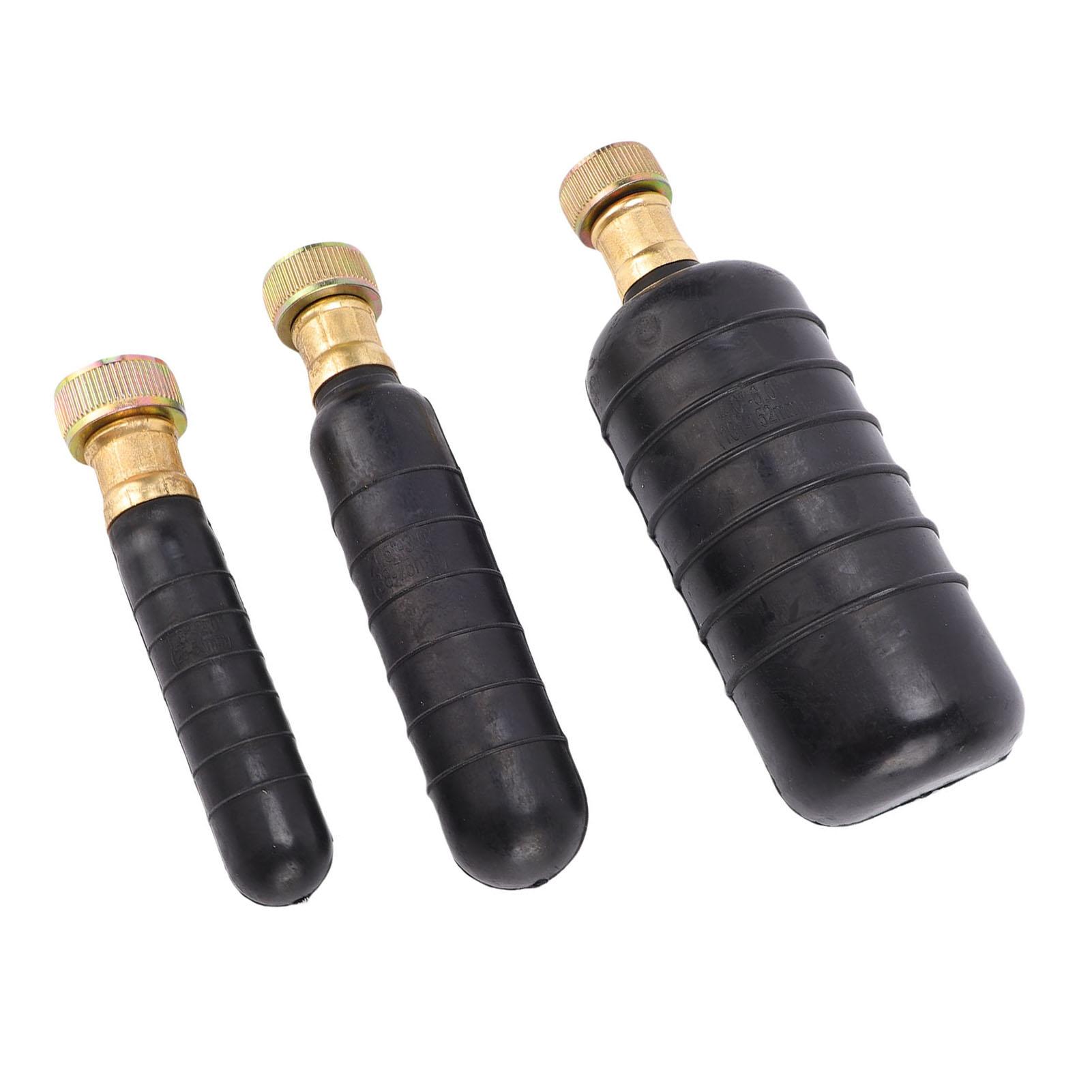 

3 Pcs Drain Bladder Kitchen Bathroom Rubber Drain Cleaning Bladder Unclogger Kit for 1-6 Inch Pipes