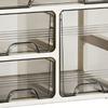 Makeup Organizer with 4 Drawers 4 Tier Plastic Multi Compartments Cosmetic Display Case Skincare Holder for Bathroom