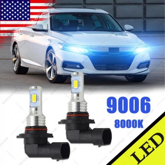 Для Honda Accord Civic 2006-2019 2 шт. Светодиодные лампы дальнего света Ледяно-синие 8000K