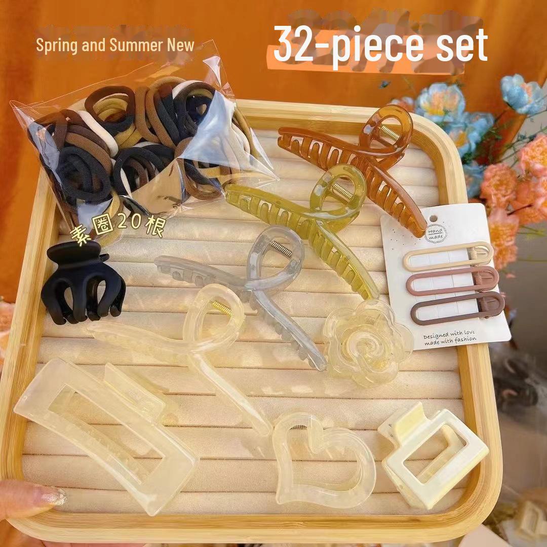 

Аксессуары для волос 2024: Набор шпилек для волос весна/лето и головной убор с эластичной повязкой, зажимом для волос и зажимом-утконосом