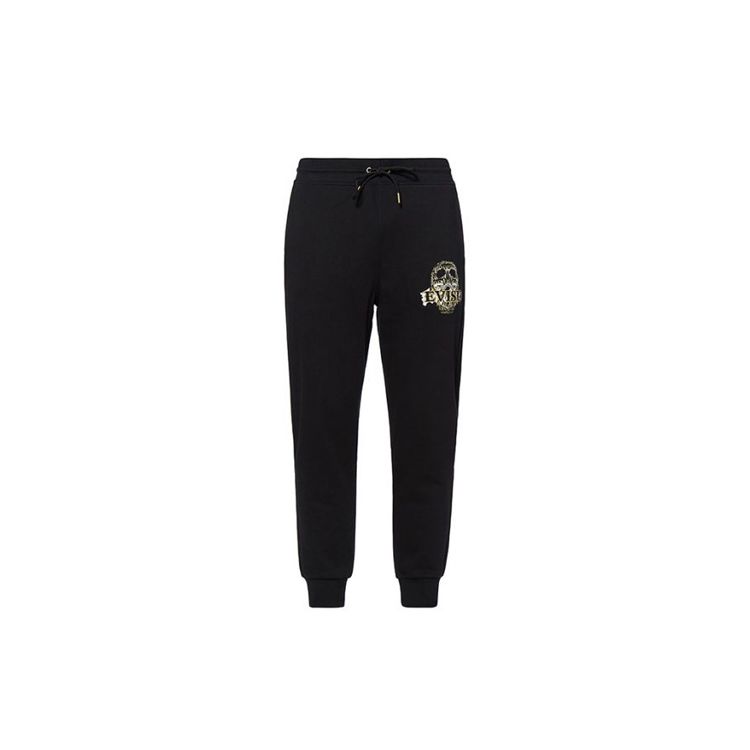Evisu Skull And Seagull Print Jogger Pants Men bottoms Black 2EAGNM0SP349XX