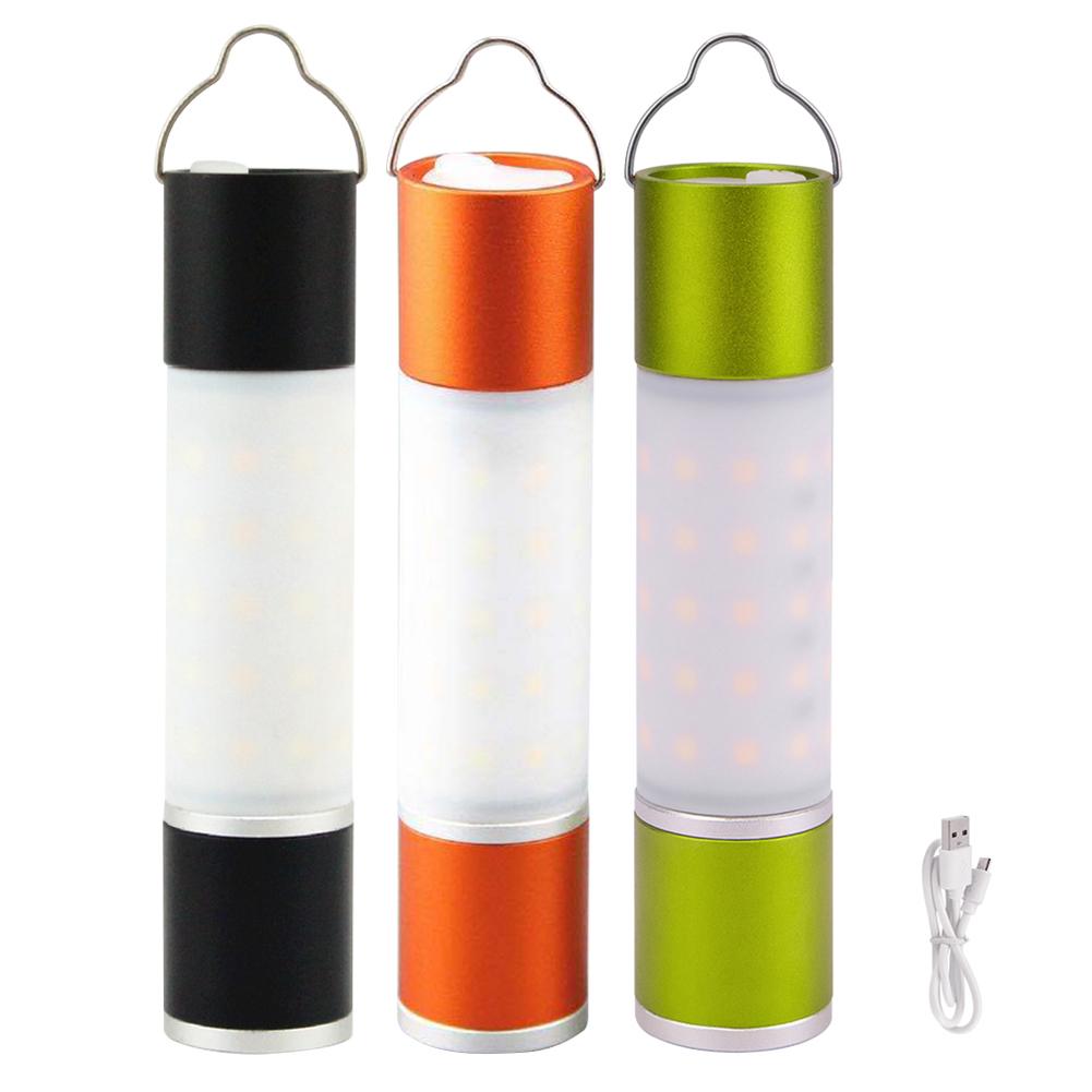 LED Telescopic Flashlight USB Rechargeable and Battery Powered Portable Lantern Flashlight for Camping Hiking Emergency Outage