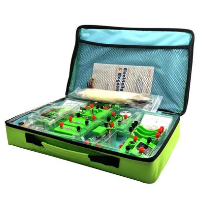 Laboratórios de física escolar Kits básicos de circuito de descoberta de eletricidade e experimento de magnetismo para o ensino médio