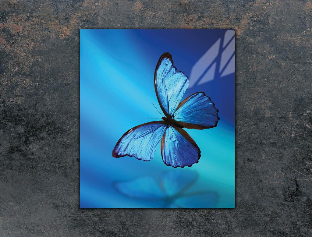 SZKLANA DESKA DO KROJENIA 45x52 MOTYL