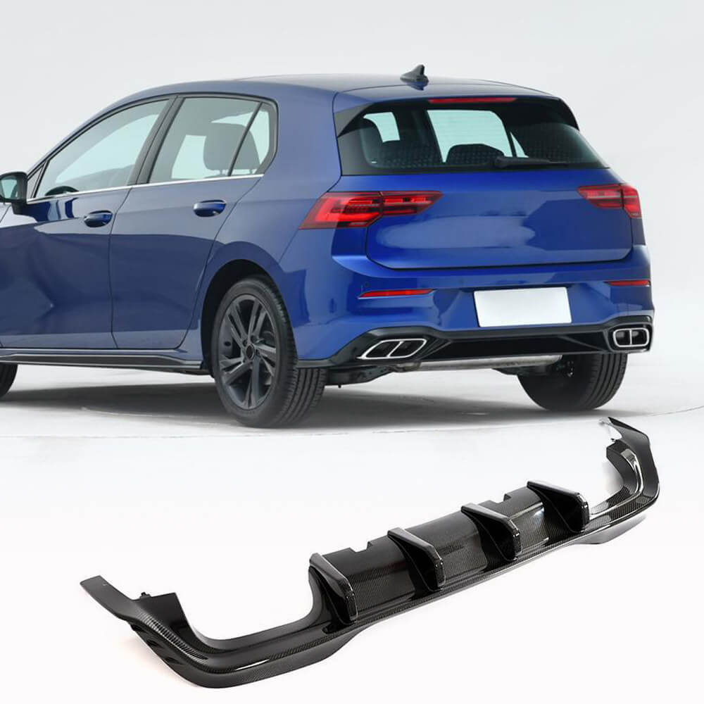 

Rear bumper diffuser (for R HB, Carbon) for Volkswagen Golf 8