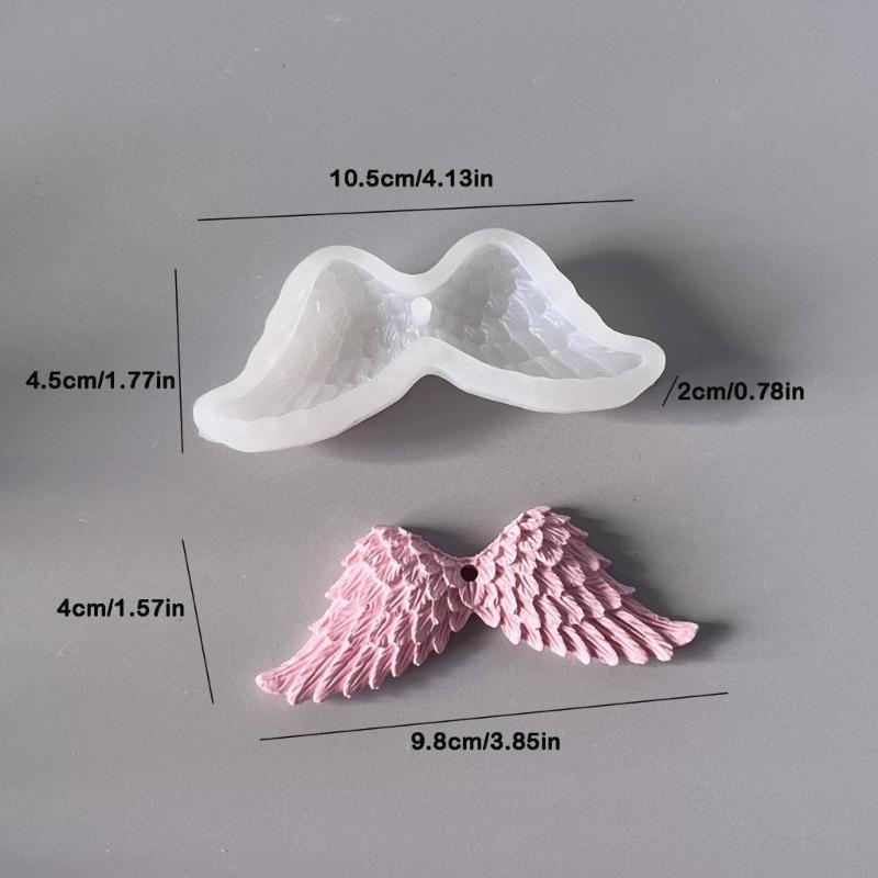 Wing Pendant Silicone Mold For Jewelry Making Food Safe Flexible Reusable Crafting Tool With Artistic Wing Design