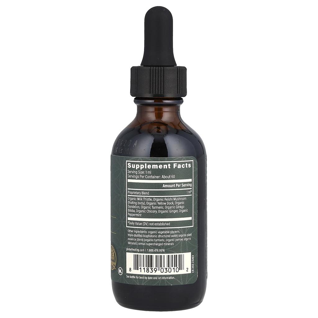 Raw Herbal Extracts, Liver Health, 59.2 Ml (2 Fl Oz)