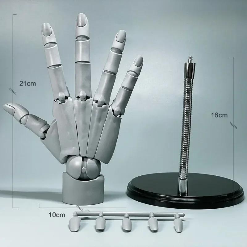 Articulated Hand Figure Drawing Sculpture Sketch Artist Painting Model Hand Finger Joint Figma House Decoration Desk Accessories