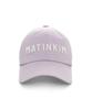 Mattengkim Applique Felt Logo Ball Cap In Lilac